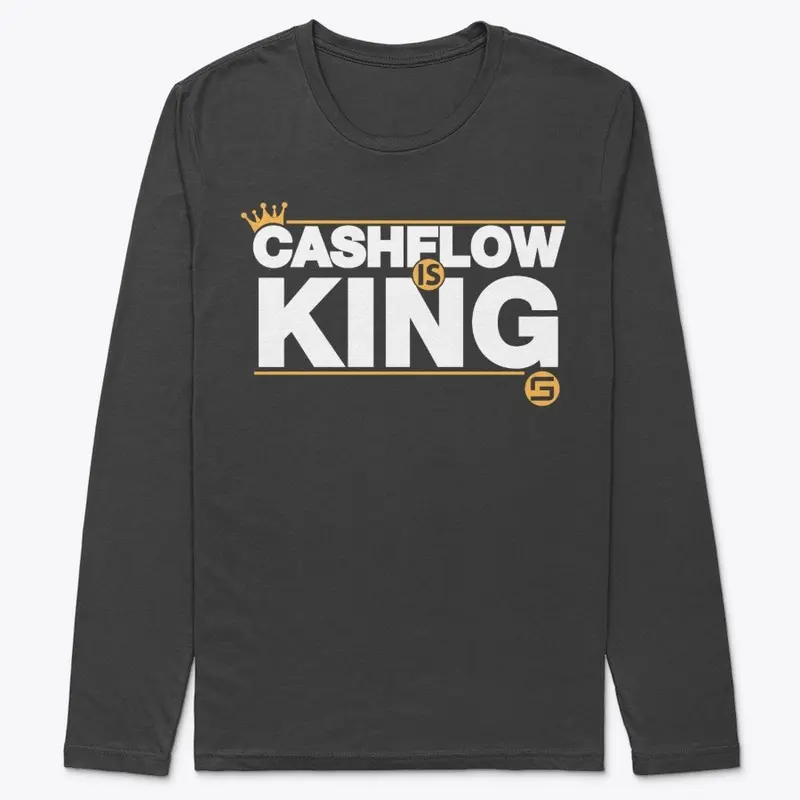 	Cashflow Is King - White Logo